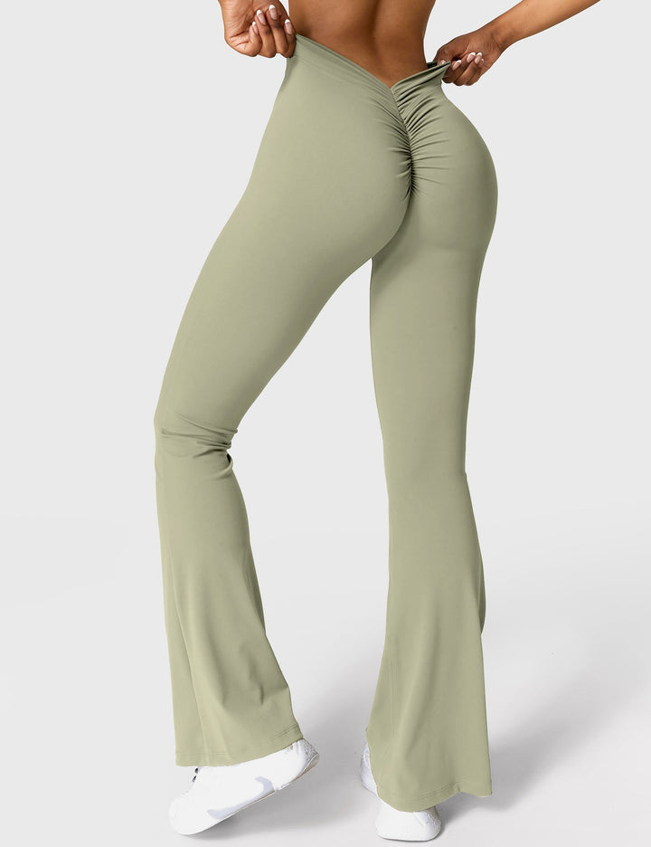 Drune | Ausgestellte Scrunch Leggings