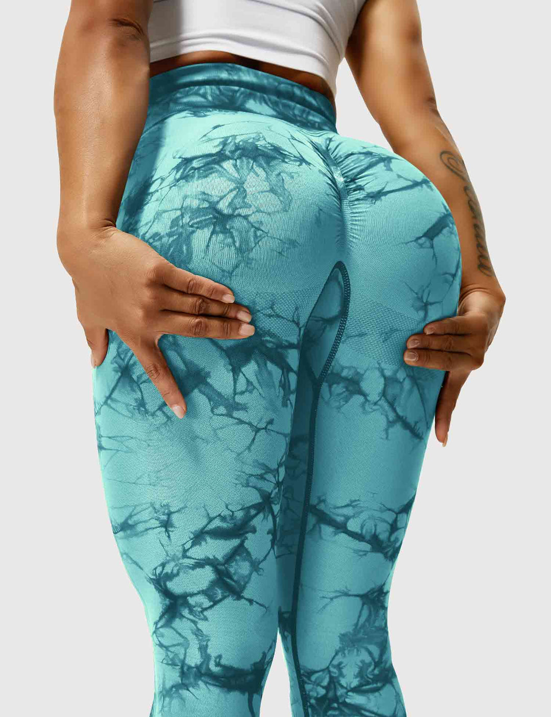 Drune | Damen Sport Leggings mit High Waist - Blickdicht, Figurformend & Komfortabel