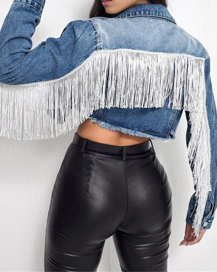 Drune | Zerrissene Jeansjacke