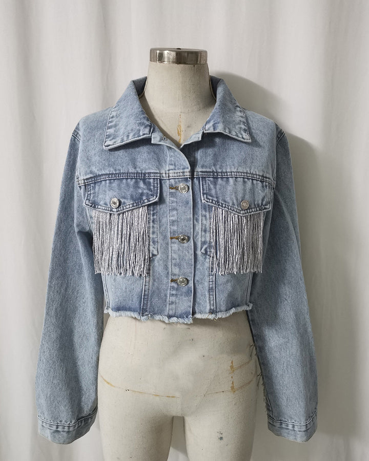 Drune | Zerrissene Jeansjacke