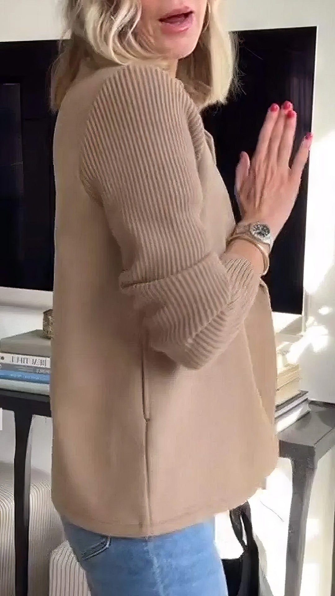 Drune | Blazer mit Struktur Doppelreihige Schließung Elegant und Komfortabel