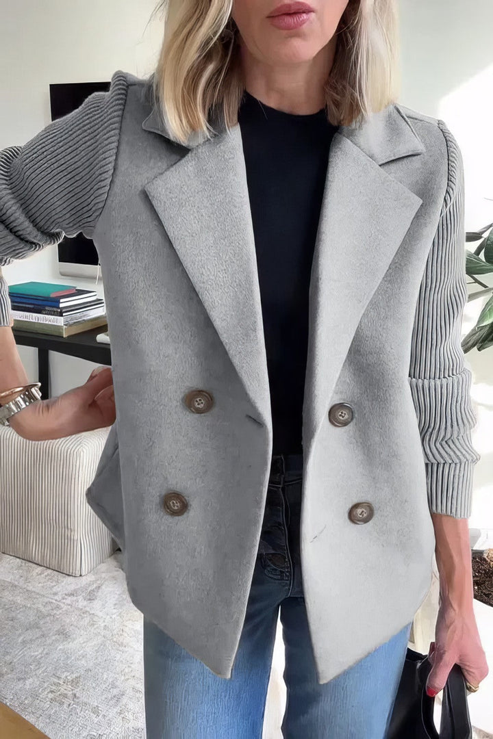 Drune | Blazer mit Struktur Doppelreihige Schließung Elegant und Komfortabel