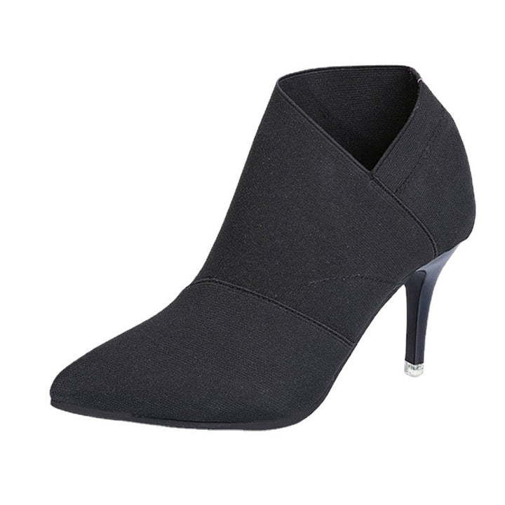 Drune | Damenschuhe für Jugendliche Höhe 8,5 cm Absatz Material Stiefel