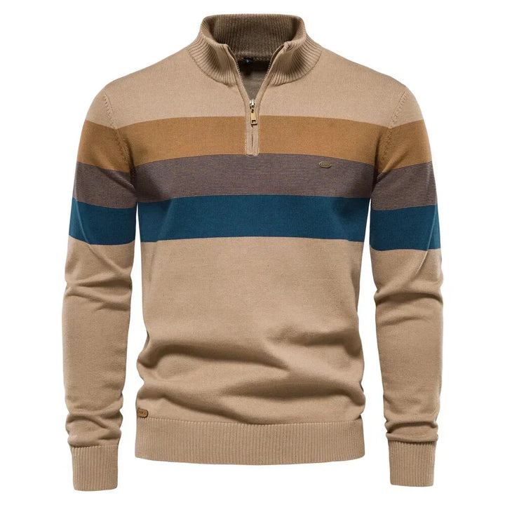 Drune | Warmer Strickpullover mit Reißverschluss für den Winter