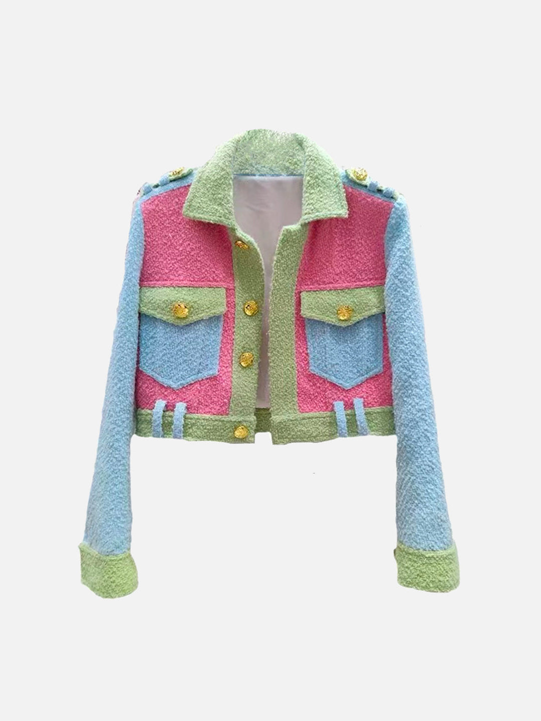 Drune | Bunt gemusterte Patchwork-Jacke
