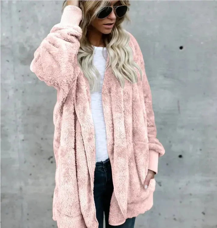 Drune | Warme Teddy Fleecejacke