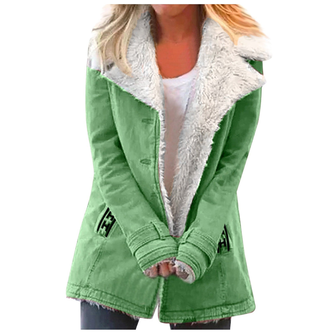 Drune | Damen Winterjacke Mit Reverskragen Und Langen Ärmeln