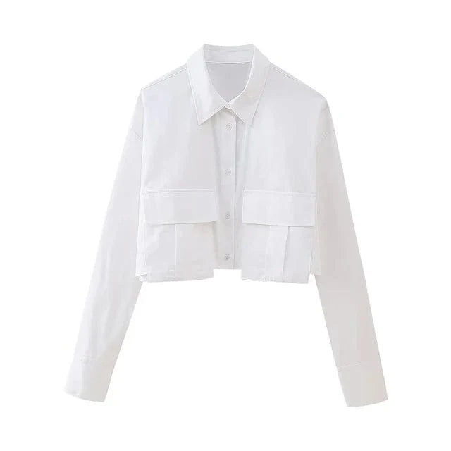 Drune | Crop Bluse Top