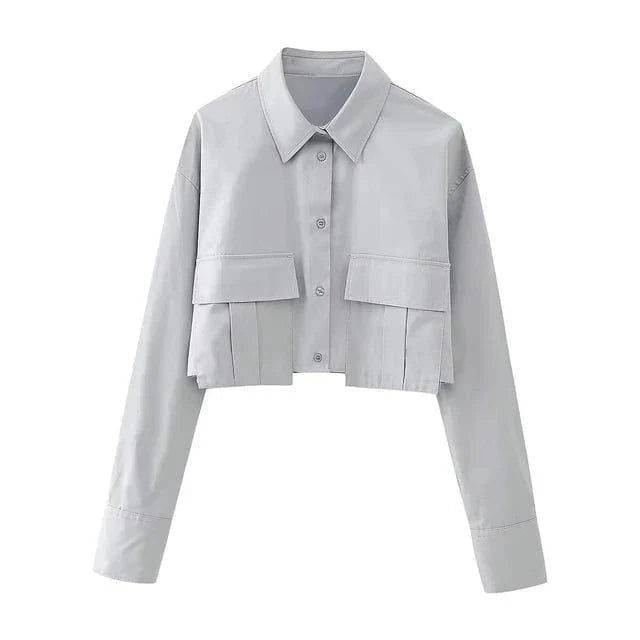 Drune | Crop Bluse Top