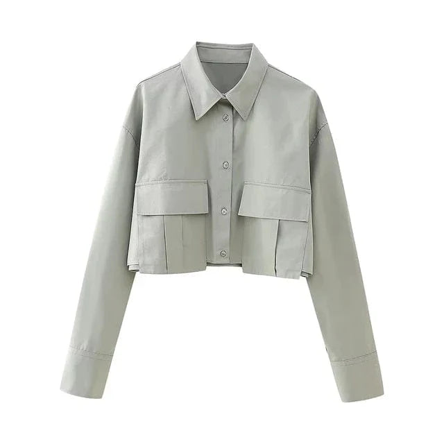 Drune | Crop Bluse Top