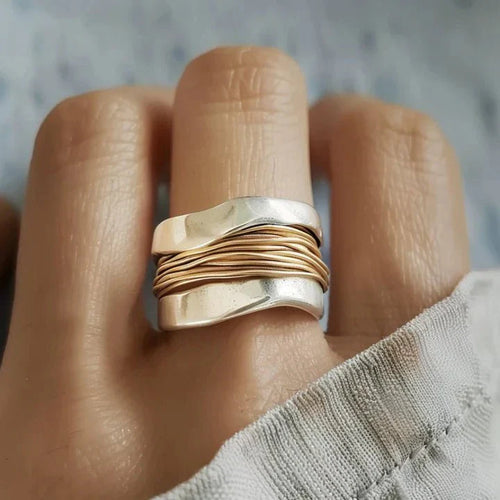 Drune | Ring Mit Goldfaden