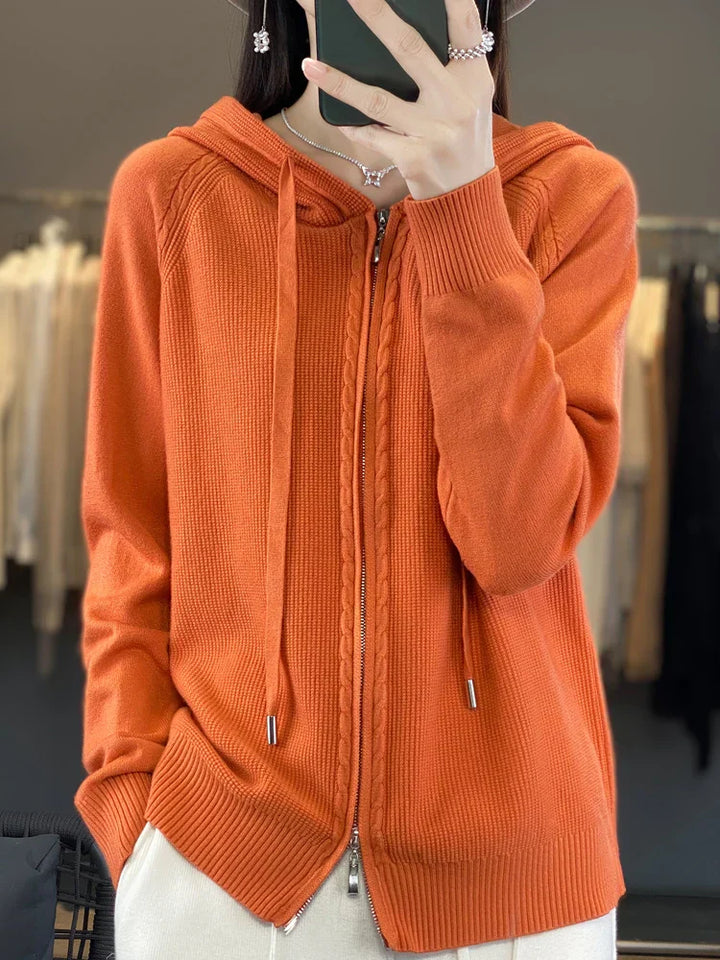 Drune | Luxuriöser Kapuzen-Cardigan