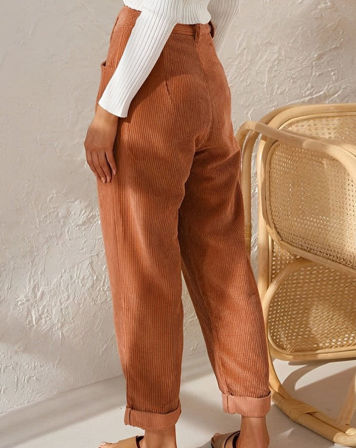 Drune | Stilvolle Cord-Hose mit Relaxed Fit für Damen