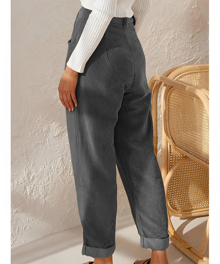 Drune | Gerade Hose Aus Cord
