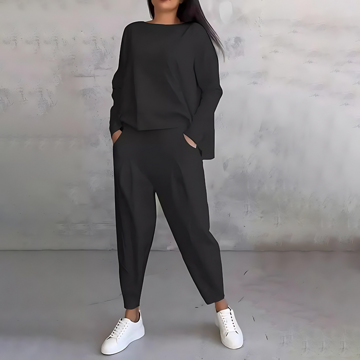 Drune | Lässiges Herbst 2-teiliges Set für Frauen