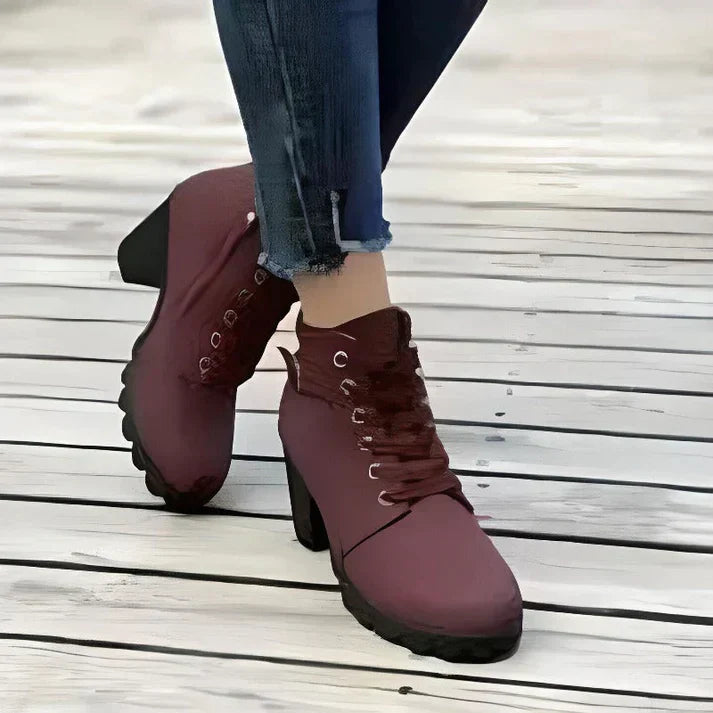 Drune | Damen Stiefeletten - Reißverschluss