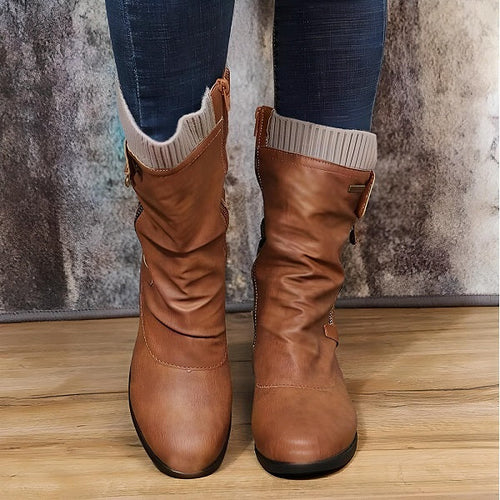 Drune | Braune Lederstiefel