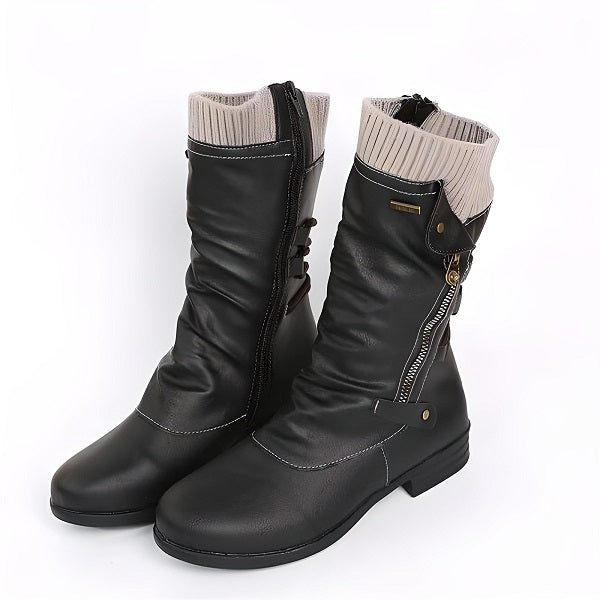 Drune | Braune Lederstiefel
