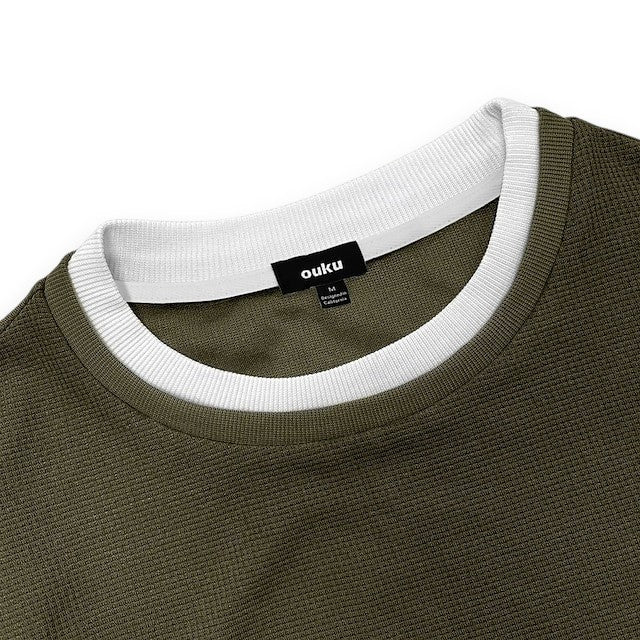 Drune | Strukturierter Strickpullover Lange Ärmel Lässiger und Stilvolles Aussehen