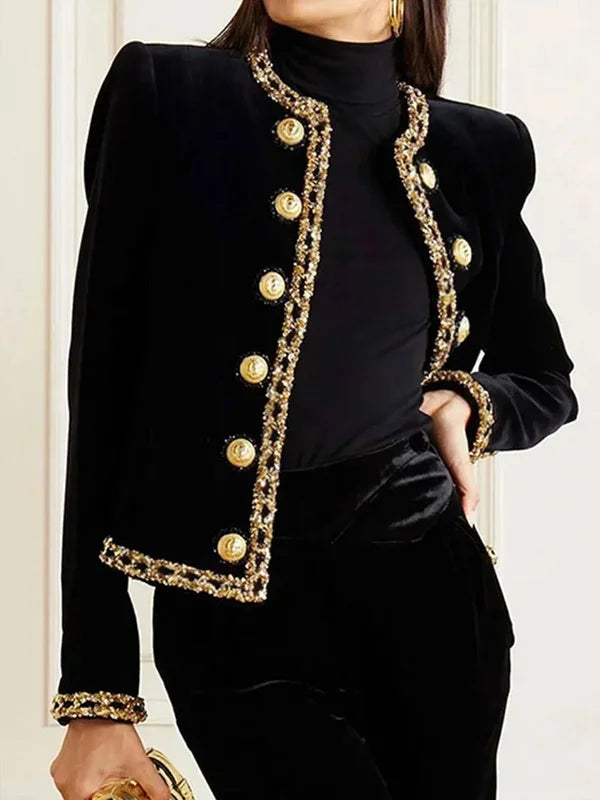 Drune - Elegante Jacke mit Knöpfen