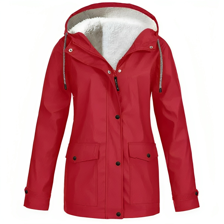 Drune | Warmer Fleece-Regenmantel