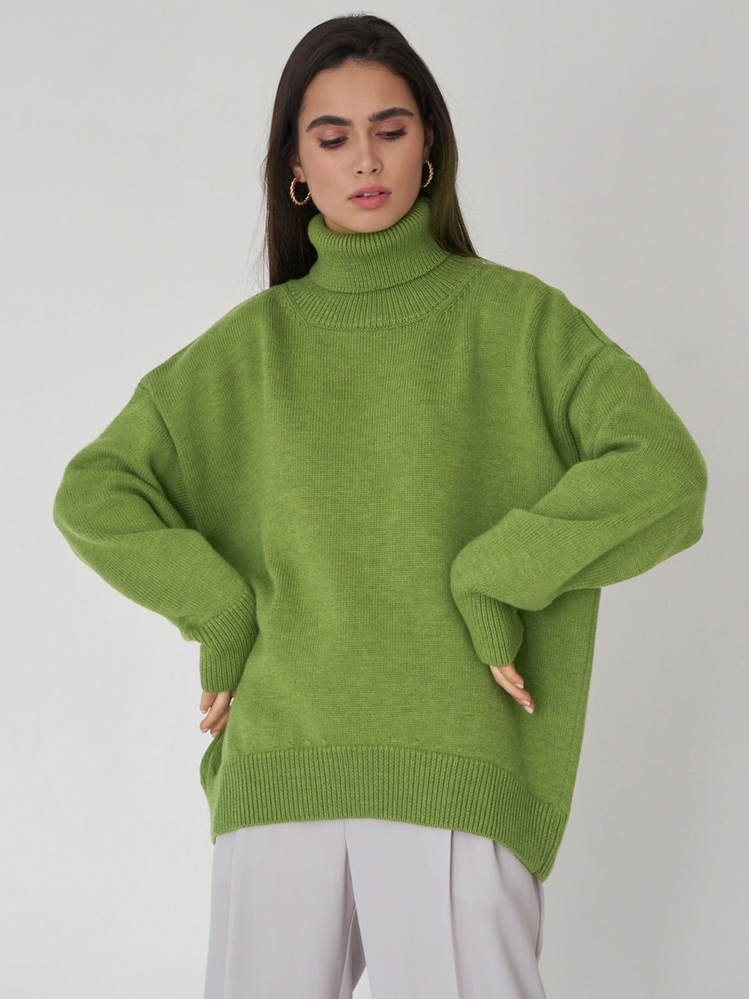 Drune - Winter-Rollkragenpullover mit lockerer Passform