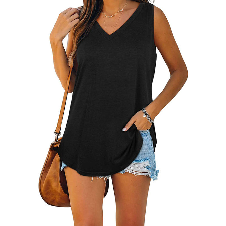 Drune Mckayla Jersey V-Ausschnitt Tank-Top