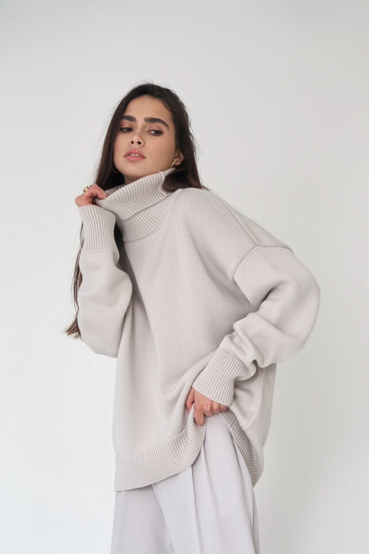 Drune - Winter-Rollkragenpullover mit lockerer Passform