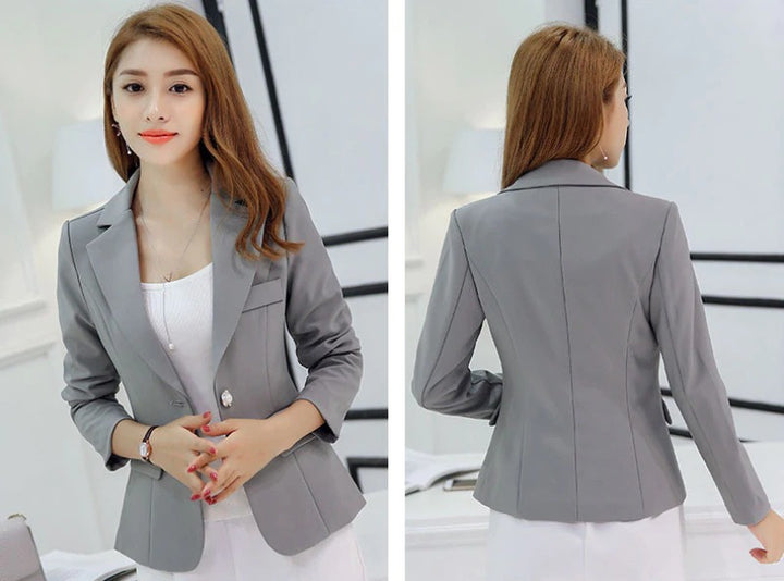 Drune Lässig Taschen Kurz Blazer