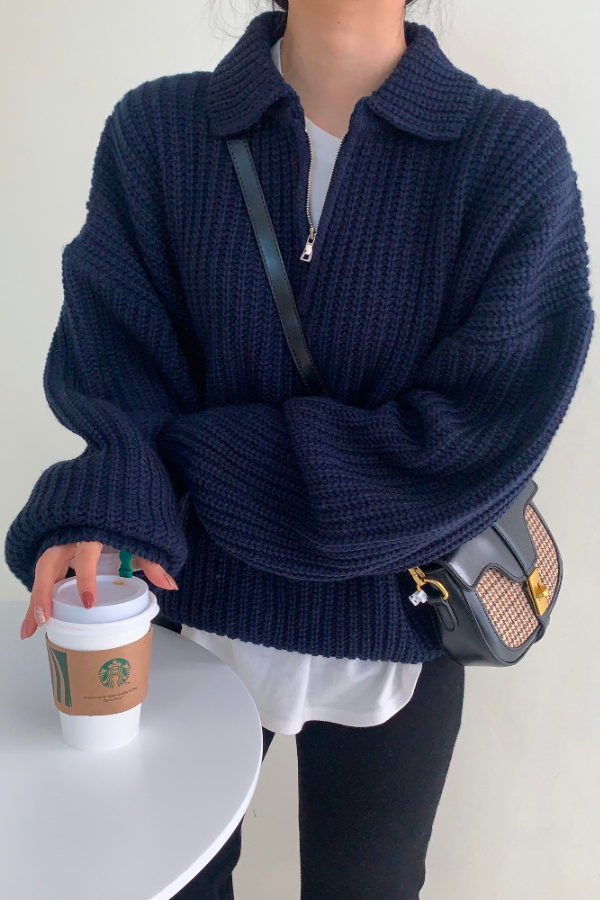 Drune - Winter Ritsen Pullover