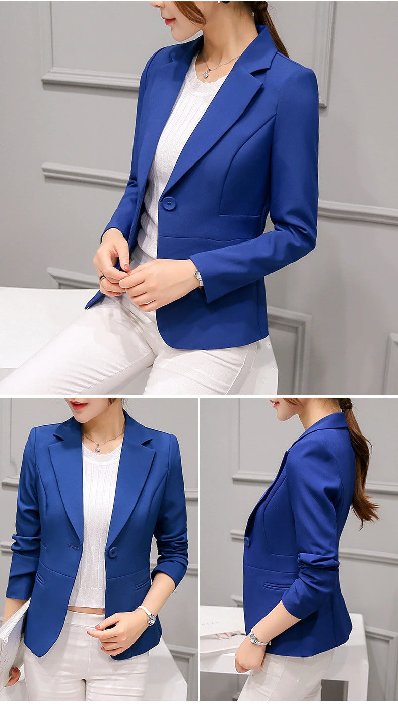 Drune Lässig Taschen Kurz Blazer