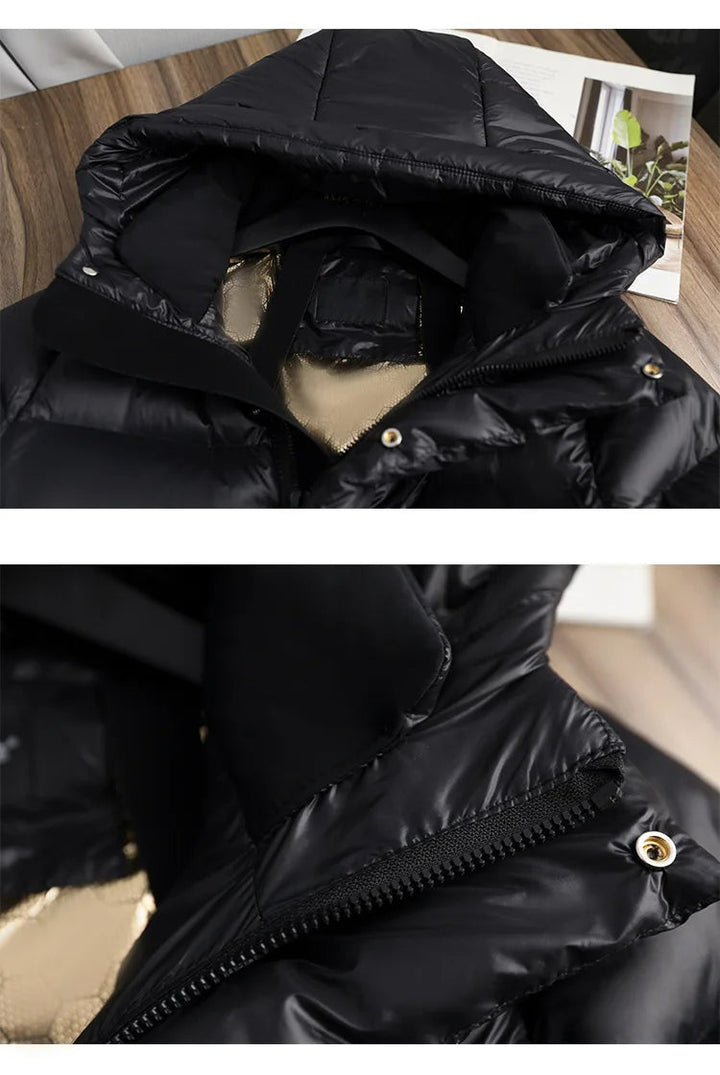 Drune - Lira - Dicke Puffer Kappuzen-Daunenjacke