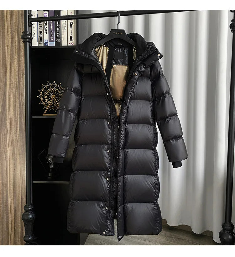 Drune - Lira - Dicke Puffer Kappuzen-Daunenjacke