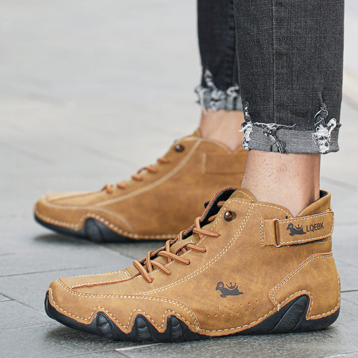 Drune Ultra-bequemer Rutschfester Barfußschuh aus Echtleder (Unisex)