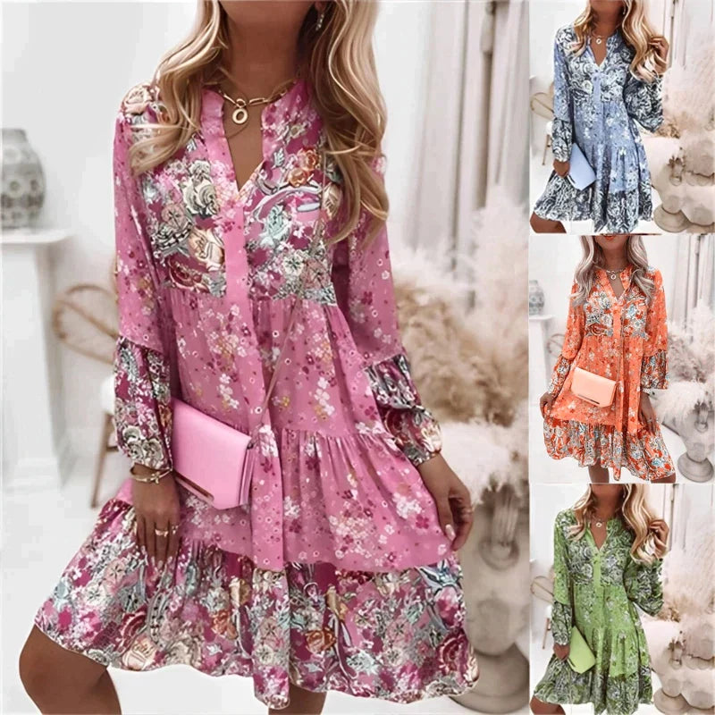 Drune | Florales Kleid - Strahlend im Sommer