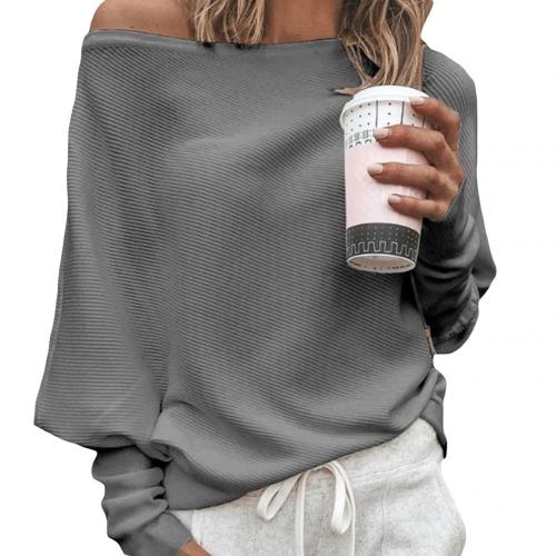 Drune Sexy schulterfreier Pullover