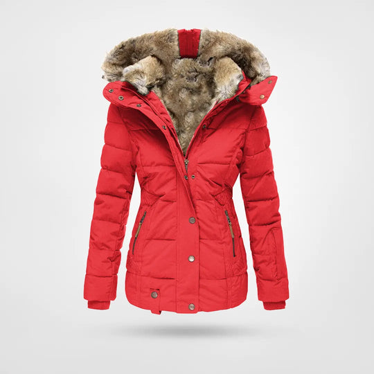 Drune - Modische Winterjacke, Warm Gefüttert mit Kapuze