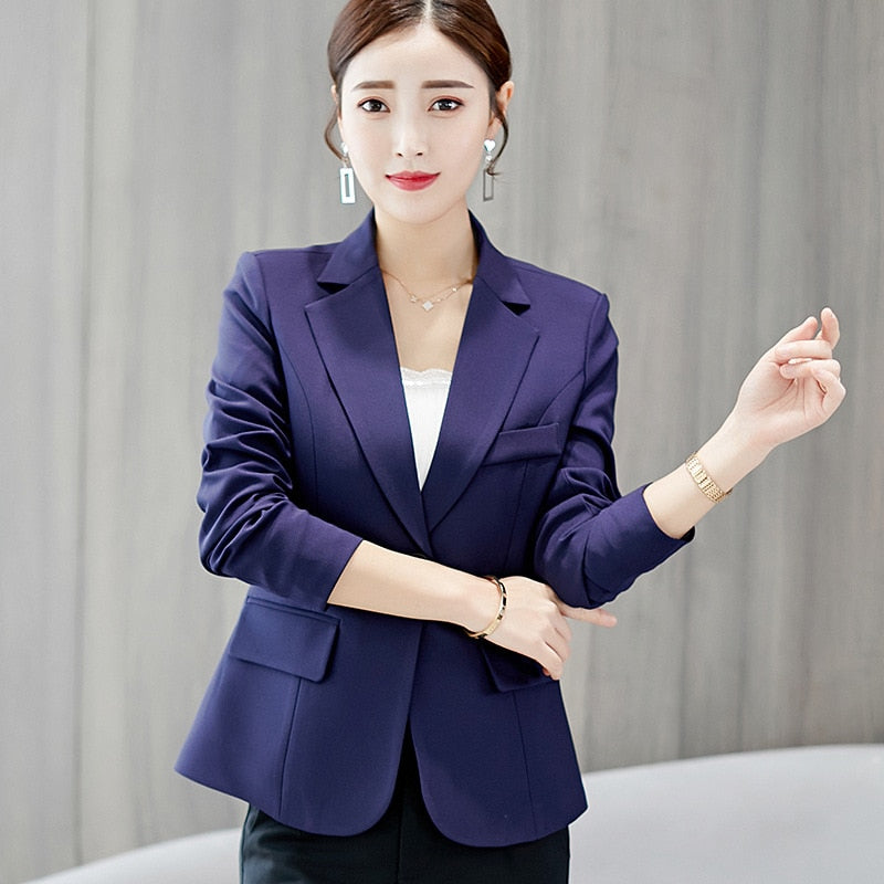 Drune Lässig Taschen Kurz Blazer