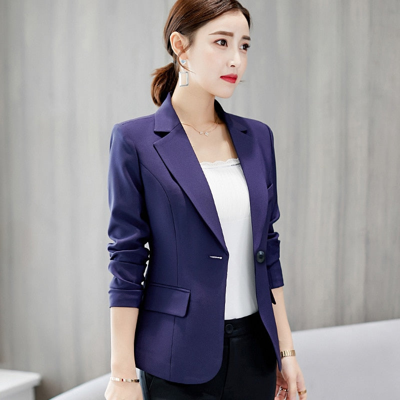Drune Lässig Taschen Kurz Blazer