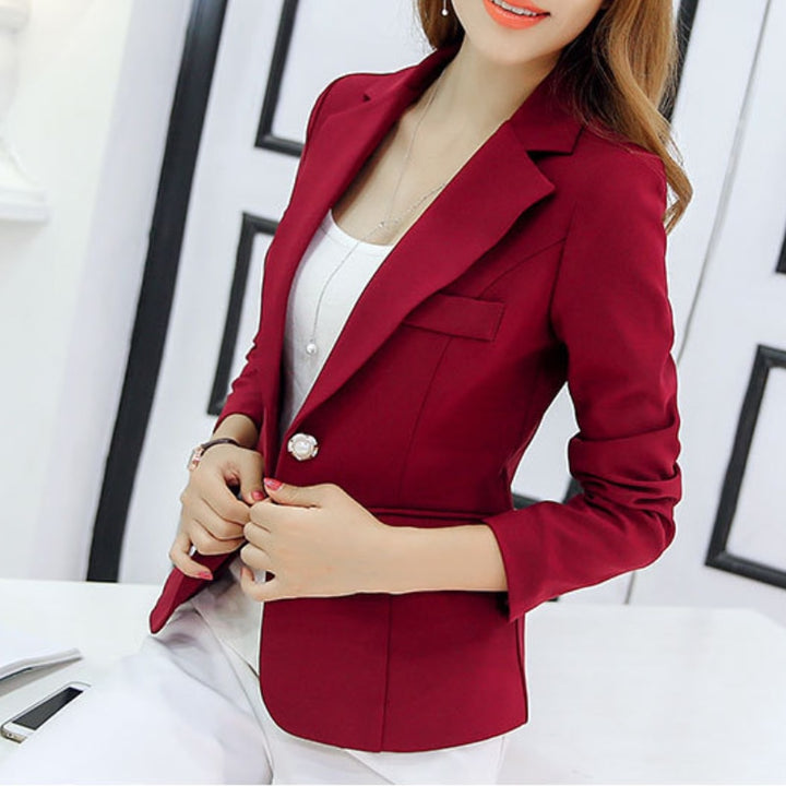 Drune Lässig Taschen Kurz Blazer