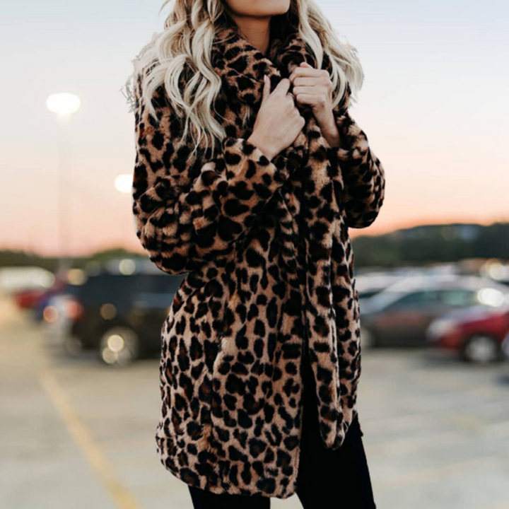 Drune - Die beste kuschelige Eleganz Winter Plüsch Pelz Jacke