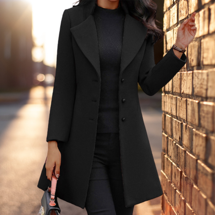 Drune - Elegante solide lange Jacke Mantel