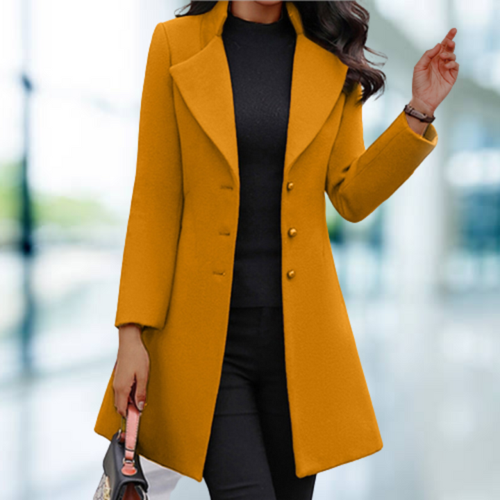 Drune - Elegante solide lange Jacke Mantel