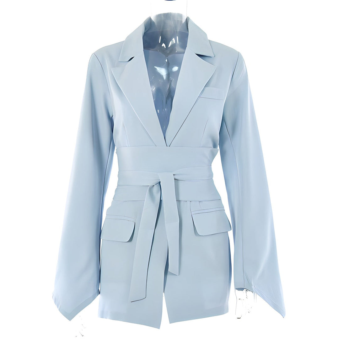 Drune - Eleganter Blazer mit Gürtel