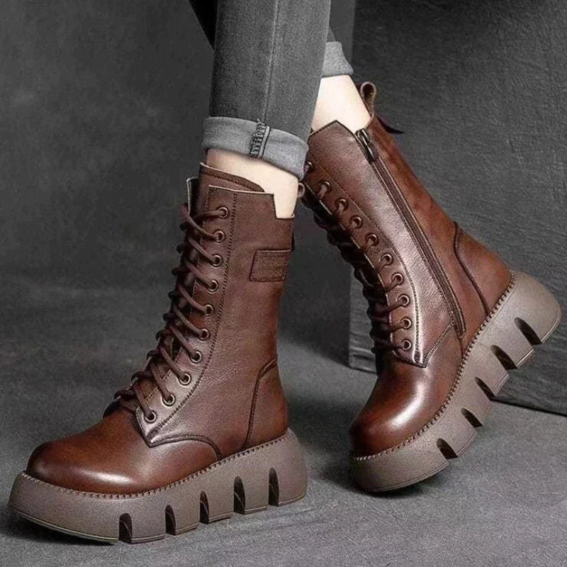 Drune – Stylische Stiefel mit hoher Sohle