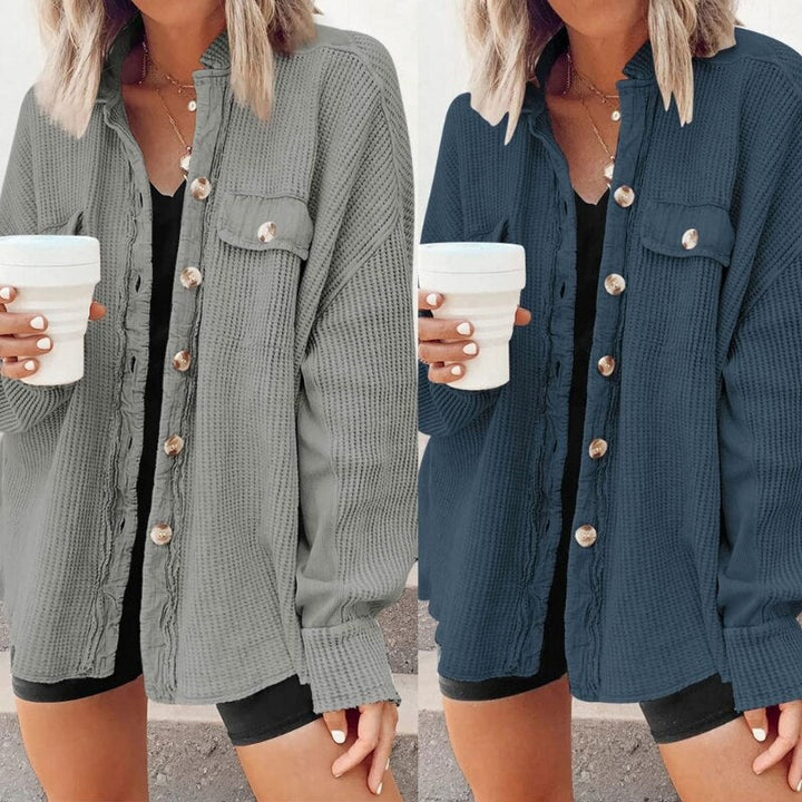 Drune Stylische Frühlings Strickjacke
