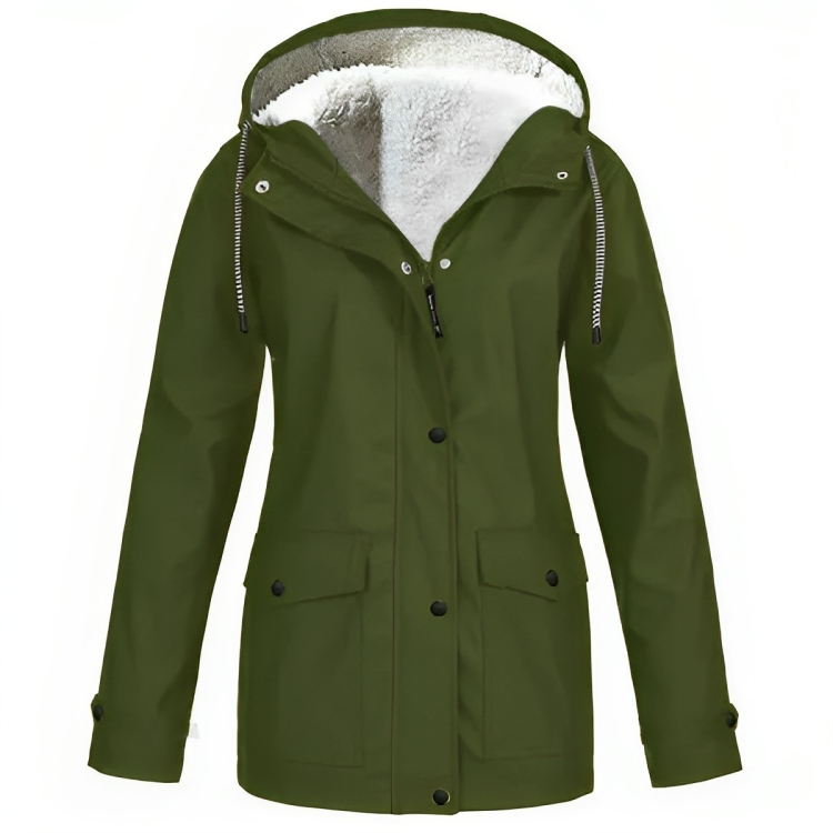 Drune | Warmer Fleece-Regenmantel