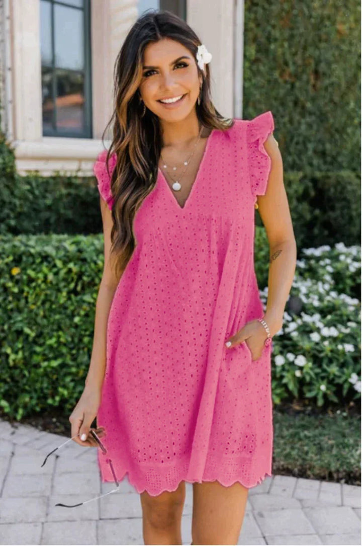 Drune 2 in 1 Sommerkleid mit integrierter Shorts