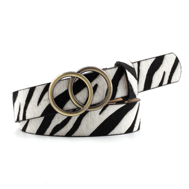 Beltona - Damen-Ledergürtel mit O-Ring-Schnalle - FashionWOLF