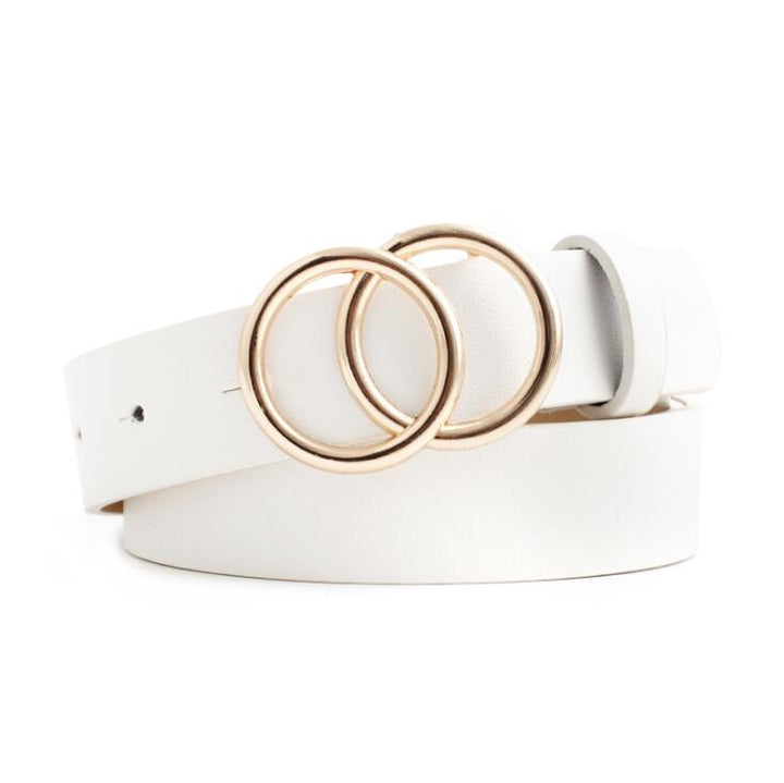 Beltona - Damen-Ledergürtel mit O-Ring-Schnalle - FashionWOLF